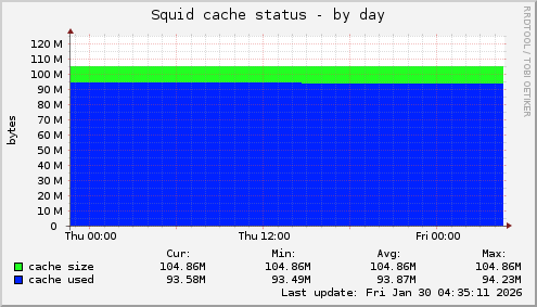 Squid cache status